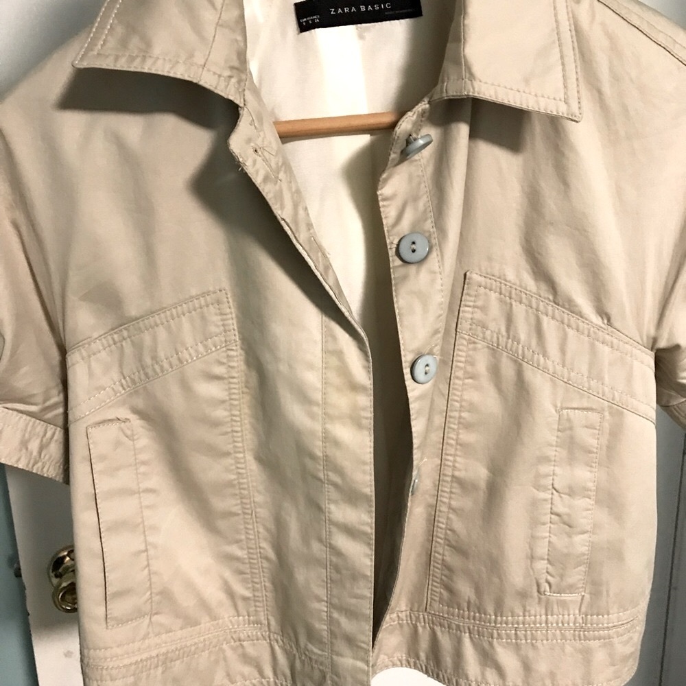 Zara crop jacket